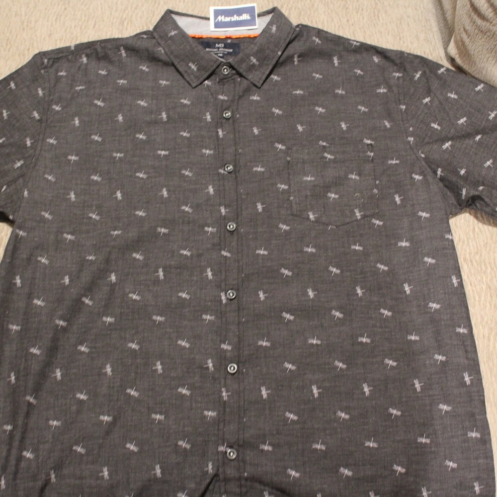 Micheal Brandon dragon fly shirt